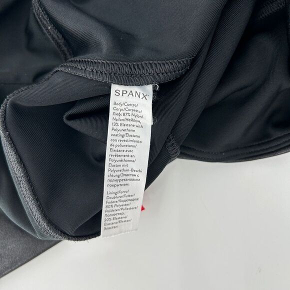 Spanx Faux Leather High-Waisted Legging Black Size Small - Picture 7 of 12